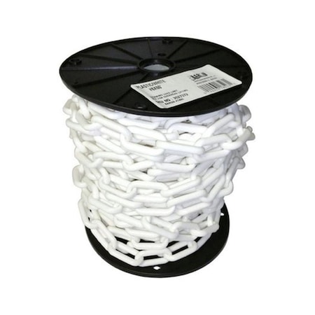 Solid Shelving 60 ft. No. 8 White Plastic Chain SO2629934